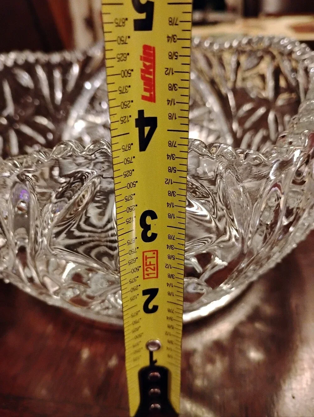 L.E.Smith Americian heritage pressed glass bowl
